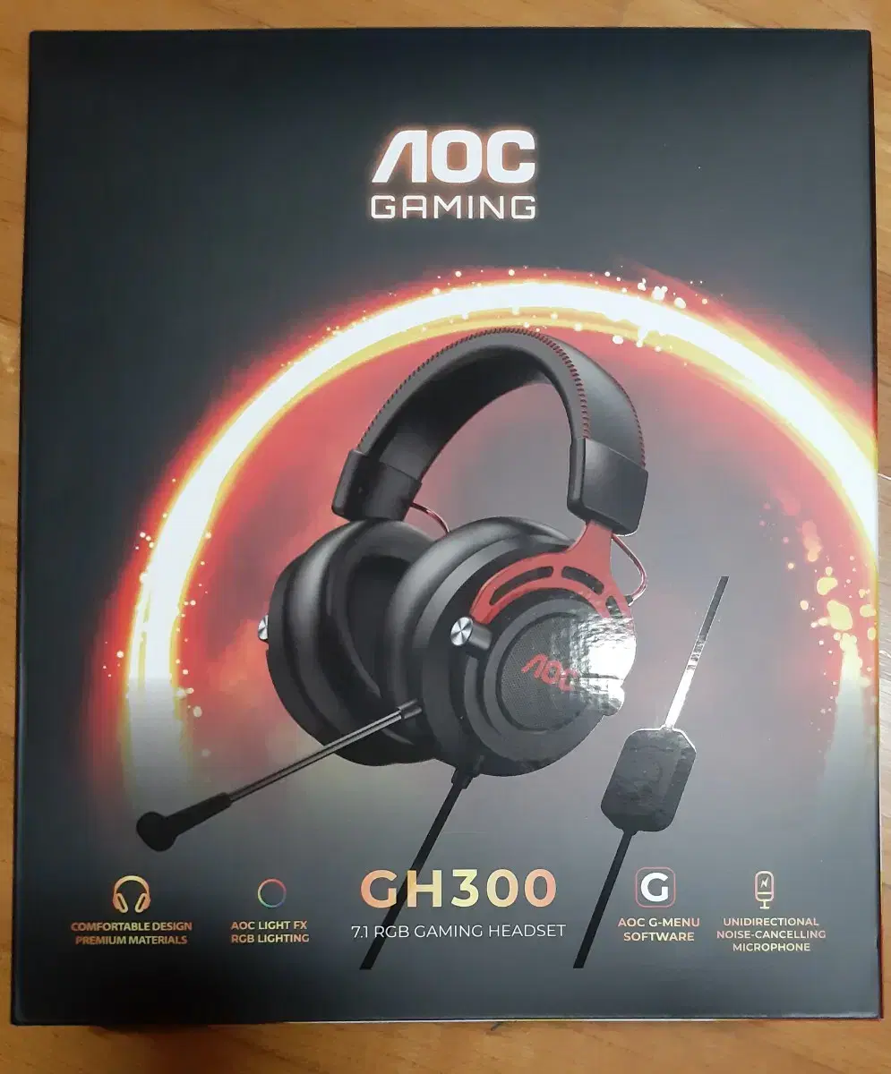 Alphascan AOC GH300 7.1 Channel RGB Gaming Headset (sealed)