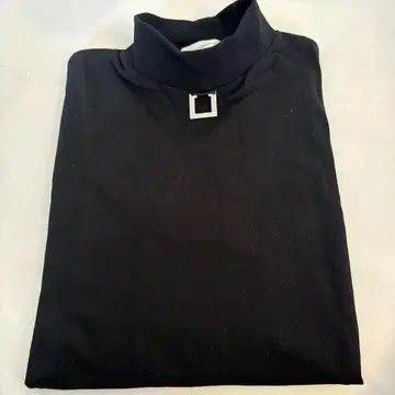 ADRER 완판템 메탈 참 롱 하이넥 탑