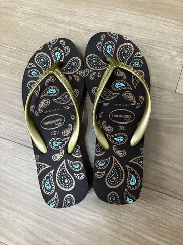 Havaianas 페이즐리 무늬 비치 샌들