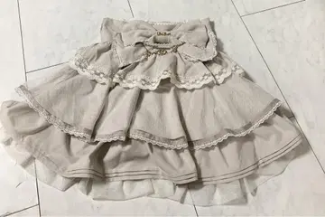 Liz Lisa 프릴 리본 플레어 스커트