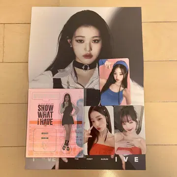 IVE 원영 미니 포스터 아크릴 스탠드 트레이딩 카드 세트
