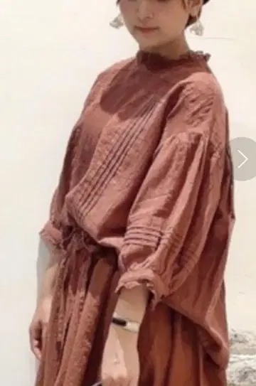 사만사 모스모스 도비 오버 레이스 블라우스