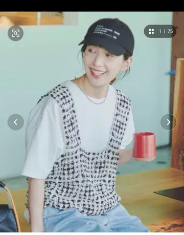 studio CLIP 크로셰 레이스 뷔스티에