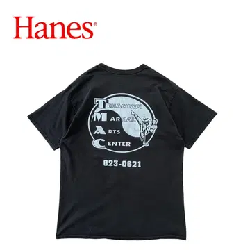 Hanes 헤인즈 00s TMAC KUNG-FU 티셔츠 반팔 페이드