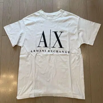 Armani Exchange 남성용 화이트 티셔츠