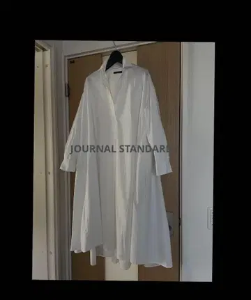 JOURNAL STANDARD 셔츠 원피스 화이트 코튼 롱 셔츠
