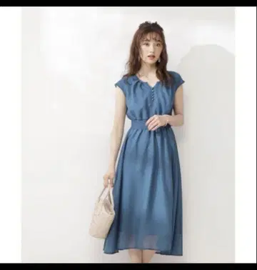 프로포션 허리 셔링 이레헴 보일 원피스