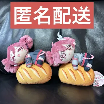 중음 테토 프랑스 빵 봉제 인형 마스코트 2종 세트