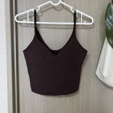 Lululemon 브라운 탱크탑 사이즈 8
