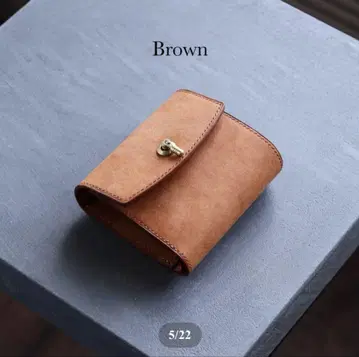 brush 미니 지갑 ricco 천연 가죽 말