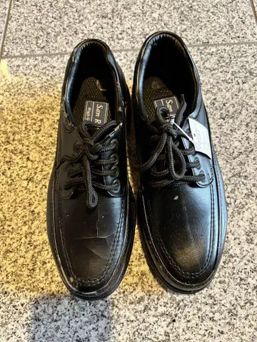 남성용 신발 25.0cm 블랙