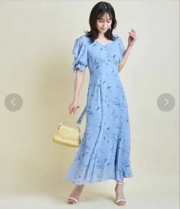 마이 스트라다 베일 플라워 원피스 꽃무늬 원피스 앱와이어 리셰