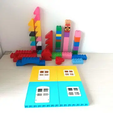 컬러풀한 블록 세트 레고 블록 창문 블록