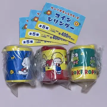 산리오 코인 실린더 포차코 파티&지미 케로케로케로피