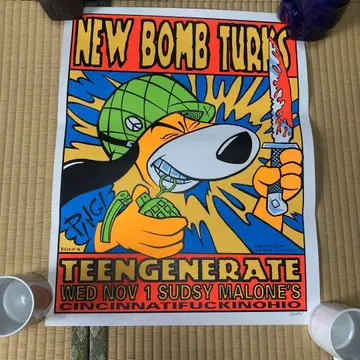 KOZIK 코직 NEW BOMB TURKS 콘서트 포스터
