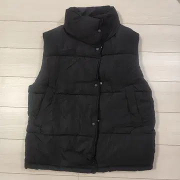 Dircoat 블랙 퀼팅 다운 베스트