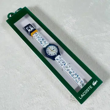 미사용 새상품 라코스테 LACOSTE 손목시계 2030011 쿼츠 화이트