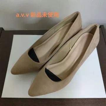 a.v.v 하이힐 베이지 24.5cm 미사용 새상품