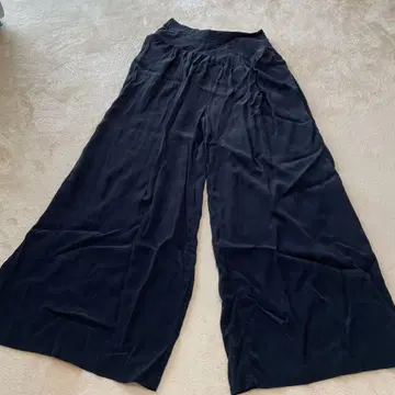 ALLSAINTS 블랙 와이드 팬츠 XS