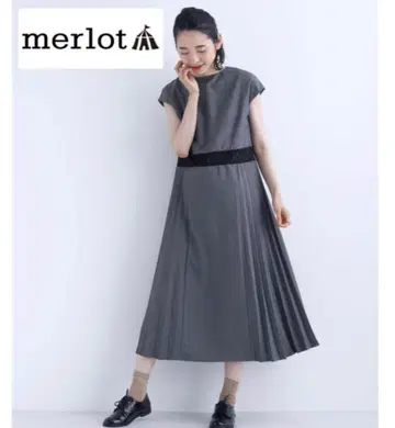 새상품급 merlot plus 사이드 플리츠 원피스