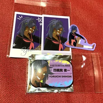 BLEACH 834 WORLD 인스턴트 사진풍 시트 야이치 캔뱃지