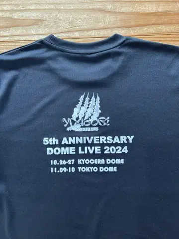 YOASOBI 오리지널 티셔츠 DOME LIVE 2024 초현실