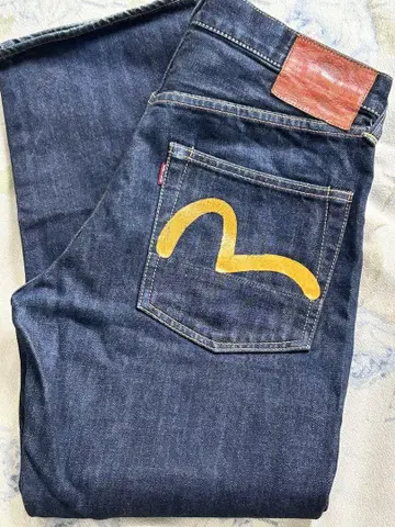 EVISU 데님 청바지 No.2 Lot.2000 사이즈 32x35