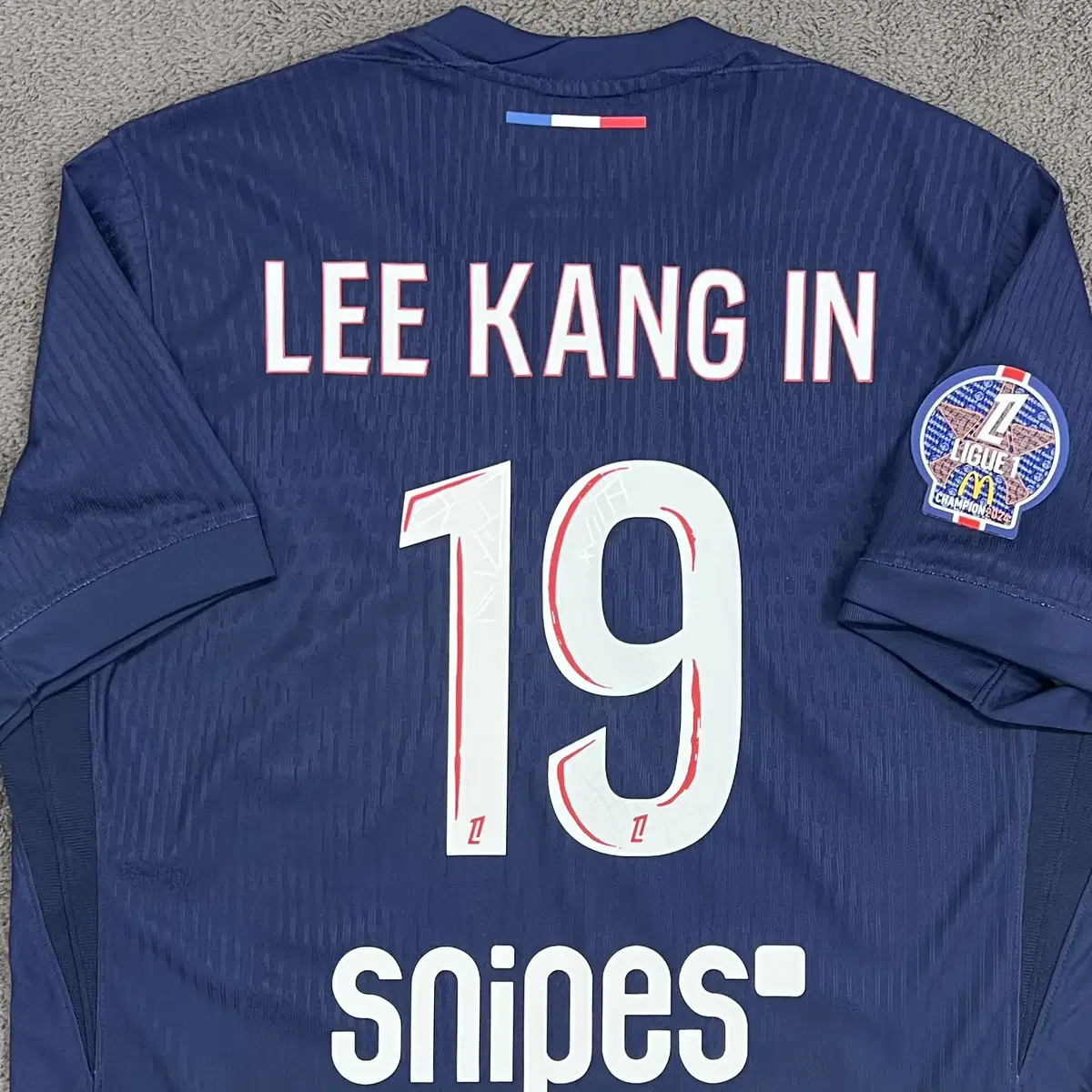 24/25 Paris Saint-Germain PSG NO.19 Lee Kang-in Authentic