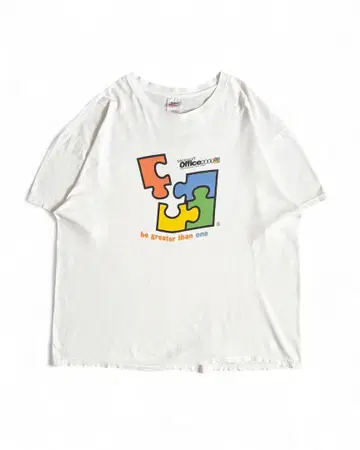 USA제 Hanes Microsoft COMPAQ T-shirt