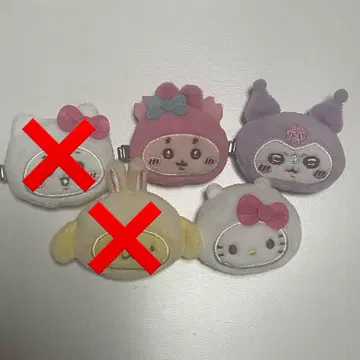 치이카와 (먼작귀) 산리오 시크릿 헤어 클립 3개 세트