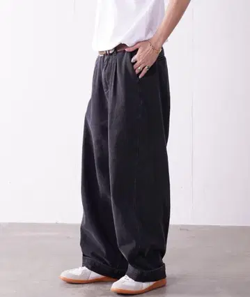 fuv 와이드 데님 팬츠 사이즈 S