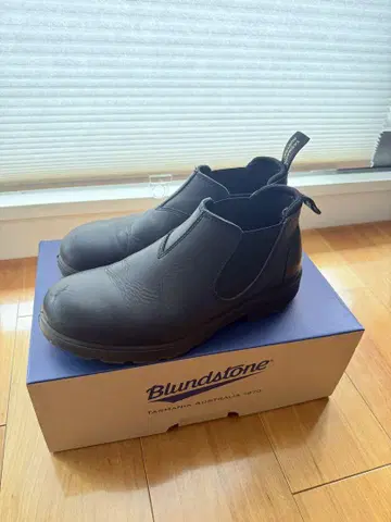 Blundstone 사이드 고어 부츠 로우 컷 블랙