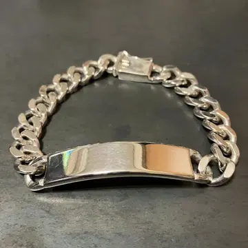 SILVER925 ID PLATE BRACELET/실버/팔찌