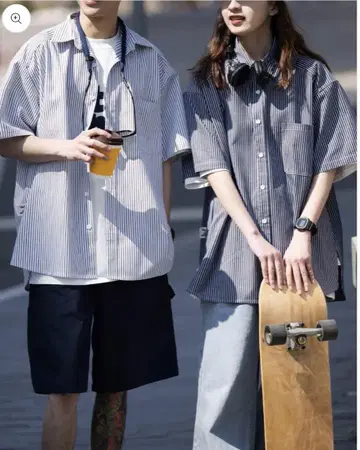 prips Relaxed Striped Shirt 셔츠 S 사이즈