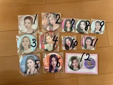 TWICE SANA 캔뱃지 12개 묶음 판매