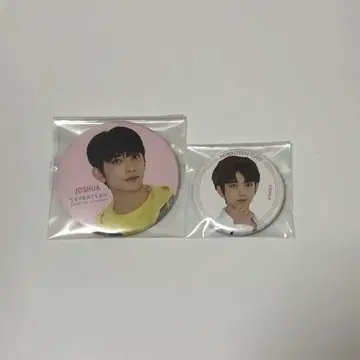 SEVENTEEN 조슈아 캔뱃지 2개