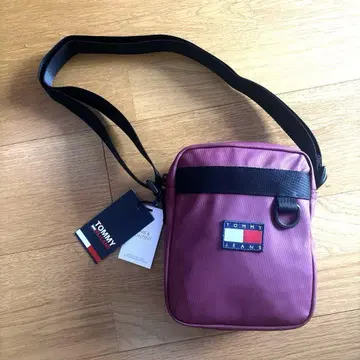 TOMMY JEANS 퍼플 숄더백