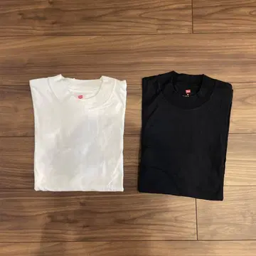 한스 BIOTOP NECK 티셔츠 2장 세트