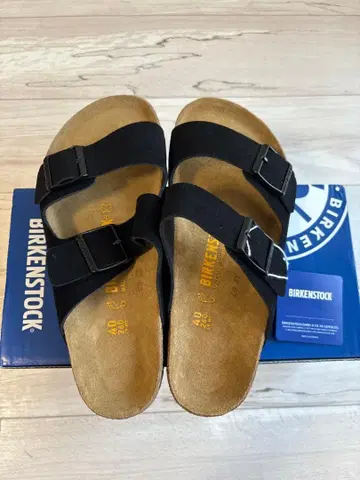 BIRKENSTOCK 블랙 컴포트 샌들 26cm