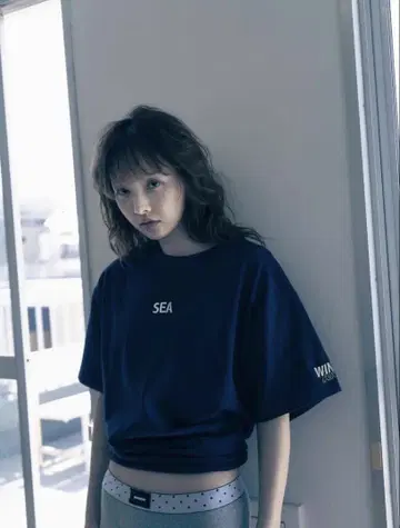 윈드앤씨 wind and sea 로고 티셔츠