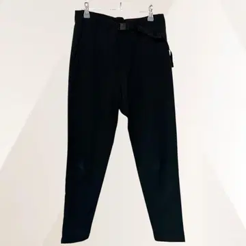 무인양품 무지리히요힌 Muji 팬츠 블랙 남성용 슬랙스