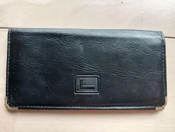 LANCEL 가죽 접이식 지갑 블랙