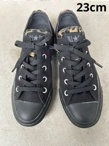 ALL STAR 블랙 로우 컷 스니커즈