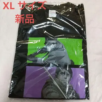 골든 카무이 티셔츠 XL 코이토 쓰키시마 블랙