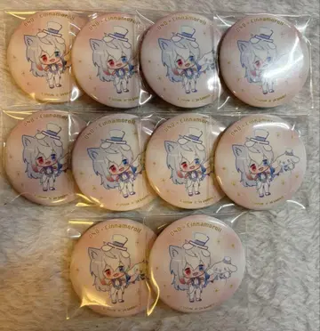 컬러풀 피치 카라피치 도누쿠 기본 캔뱃지 캔뱃지 산리오 10개