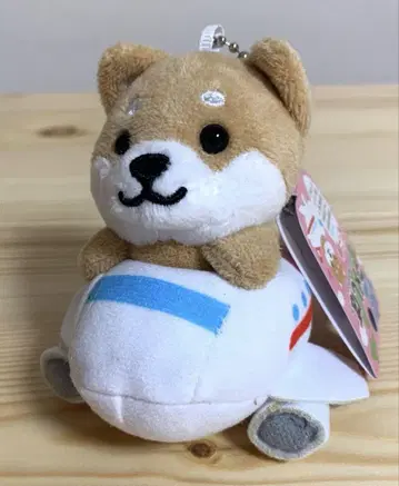여행하는 콩 비행기 빨간색 새상품 새상품급 봉제 인형 키링
