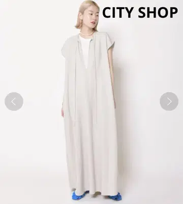 N-SL KAFTAN DRESS / 슬리브리스 카프탄 드레스 38