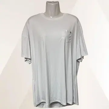 BILLABONG 빌라봉 티셔츠 화이트 남성용 포켓 심플