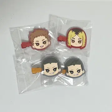 하이큐!! 헤어 클립 4종 세트