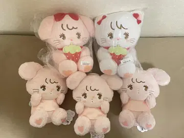 mikko characters 천사 딸기 BIG 봉제 인형 5종